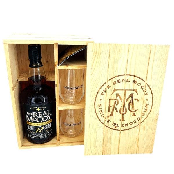 The Real McCoy - 12 Years aged in American Oak Bourbon and Oloroso Sherry Barrels